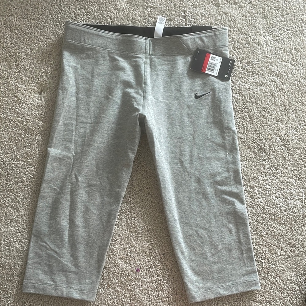 Grey Nike  under the knee leggings